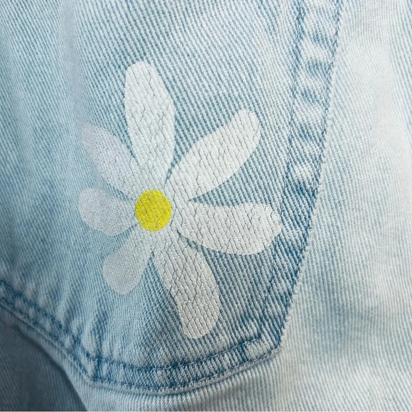 PacSun Eco Light Blue Daisy 90’s Boyfriend Jeans size 27 - Picture 9 of 12